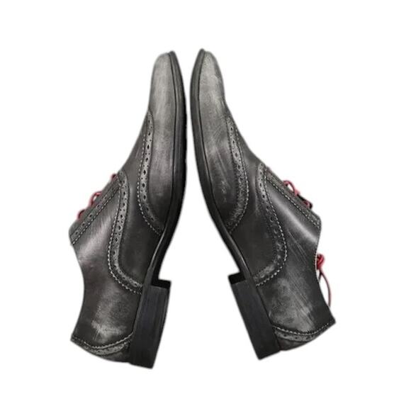 Original Penguin Shoes Mens 13 Oxfords Wingtip Leather Formal Distressed Classic